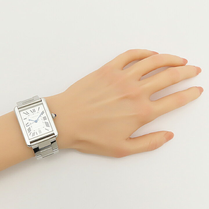 楽天市場】カルティエ タンクソロXL 自動巻 箱 保証書 シルバー文字盤  