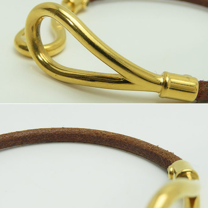 楽天市場】HERMES ジャンボブレス ブレスレット ブラウンレザー 