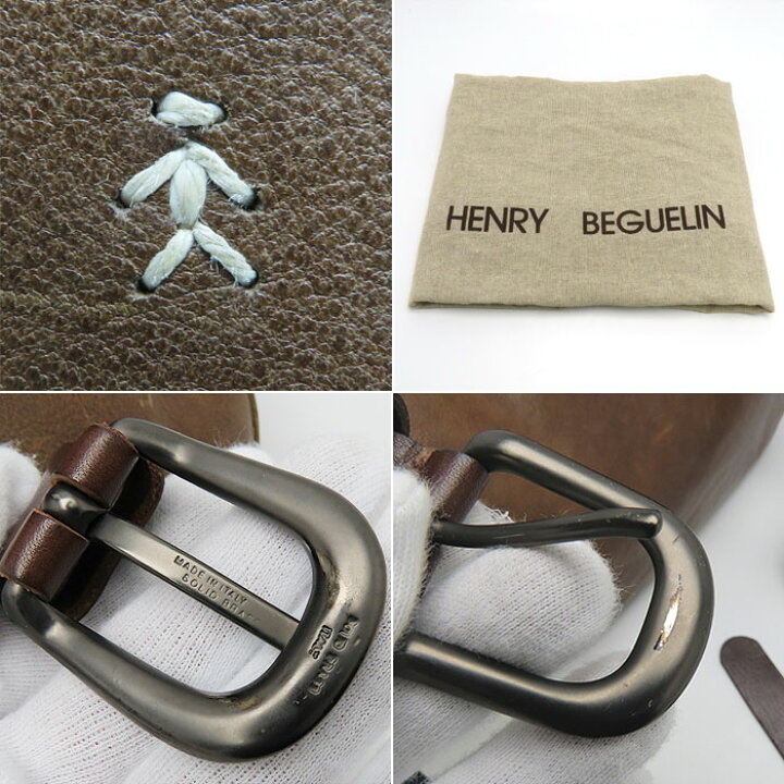 楽天市場】HENRY BEGUELIN エンリーベグリン ショルダー バッグ レザー 