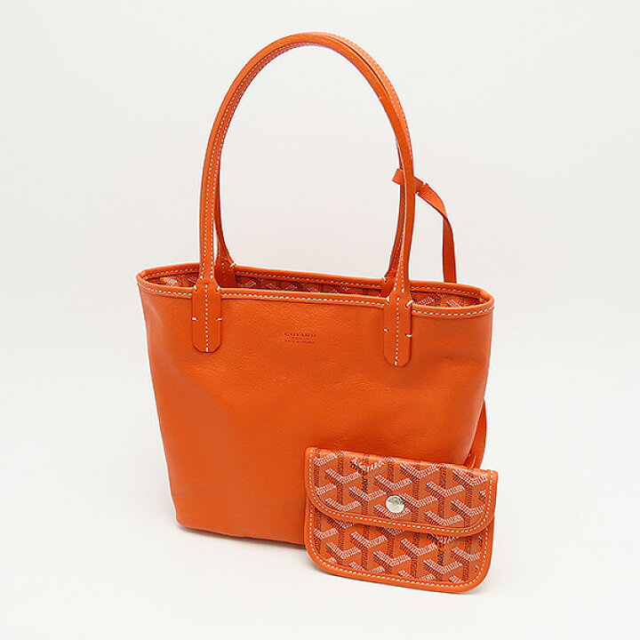 楽天市場】ゴヤール アンジュ ミニ リバーシブル オレンジ トート  