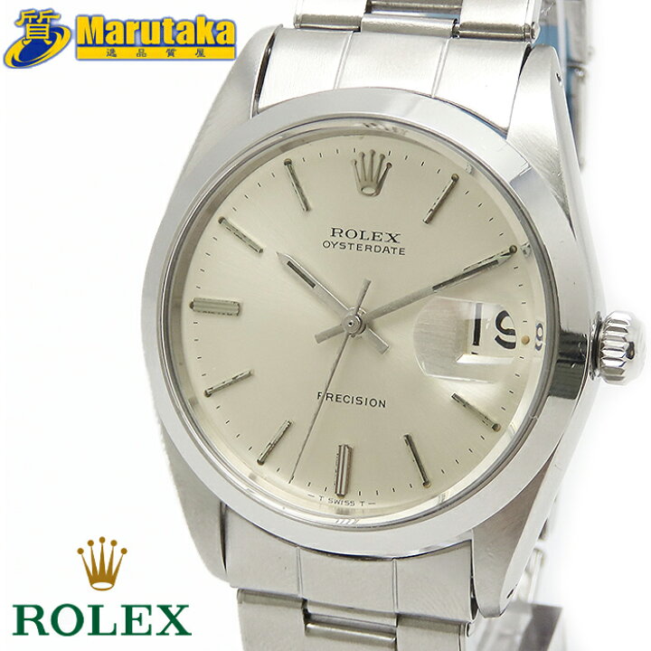 楽天市場】ロレックス 6694 オイスターデイト 手巻 プレシジョン 34mm  