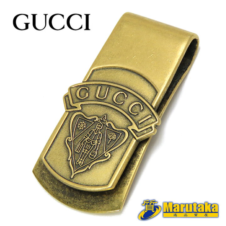 楽天市場】GUCCI グッチ マネークリップ 甲冑 紋章 クレスト 騎士  