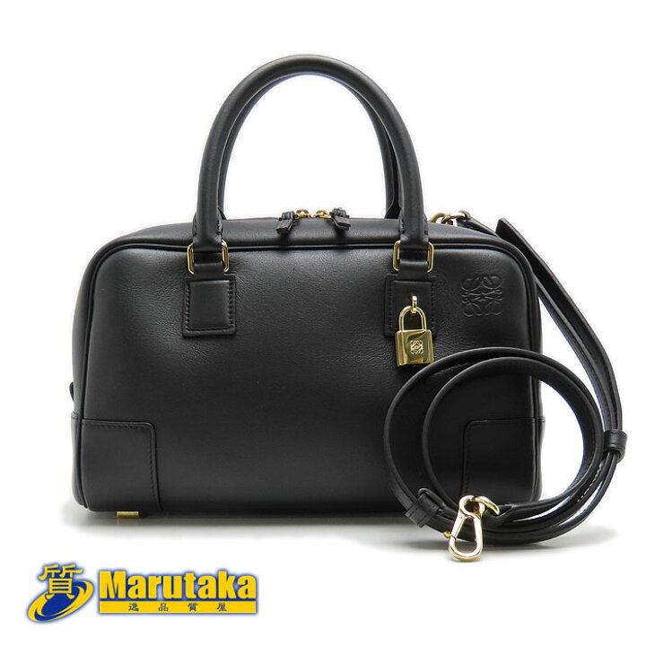 楽天市場】ロエベ アマソナ23 ブラック カーフ A039N07X01 ミディアム  