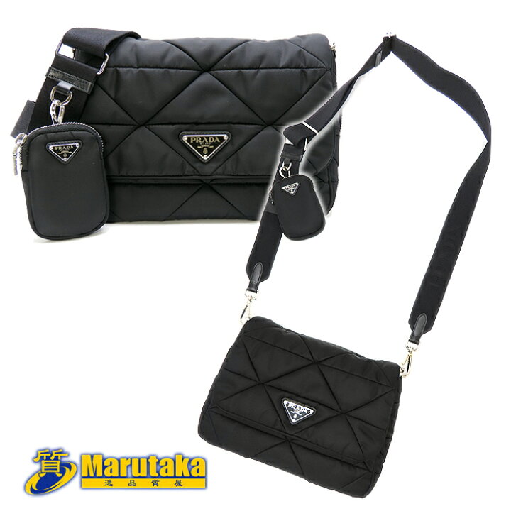 楽天市場】PRADA プラダ パデッド Re-Nylon ショルダーバッグ 1BD290 