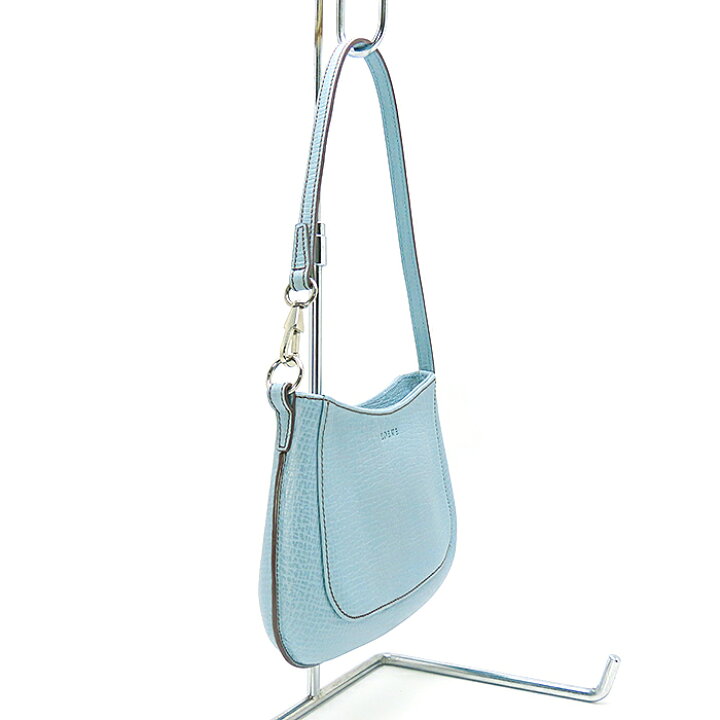 楽天市場】ロエベ LOEWE アクセサリーポーチ レザー 水色 ミニバッグ  