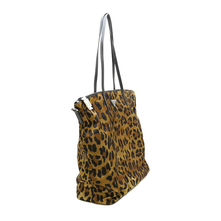 楽天市場】未使用品 PRADA プラダ ヒョウ柄 レオパード柄 2WAY トート 