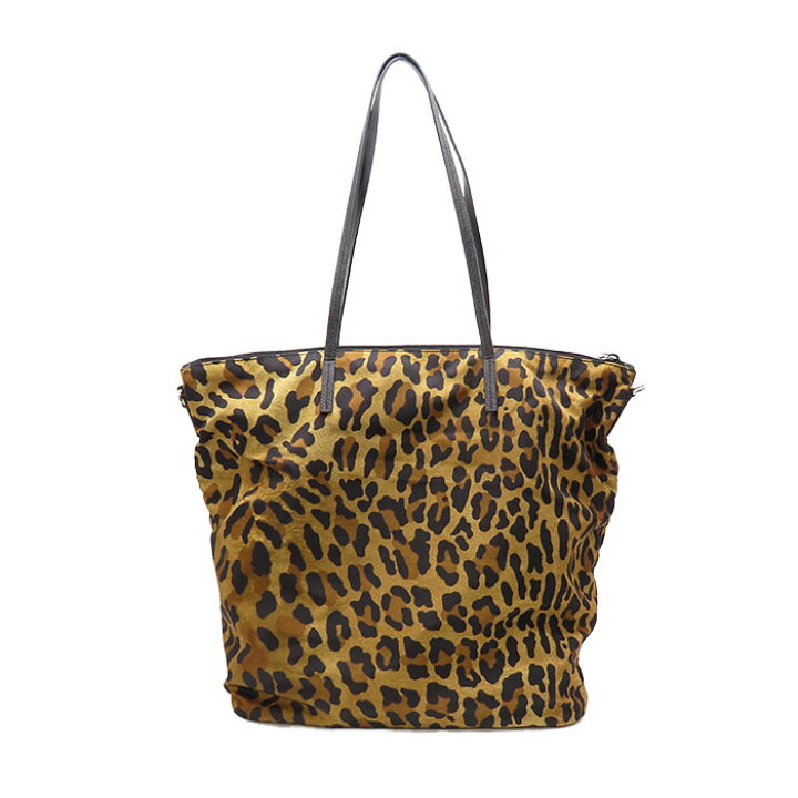 楽天市場】未使用品 PRADA プラダ ヒョウ柄 レオパード柄 2WAY トート 