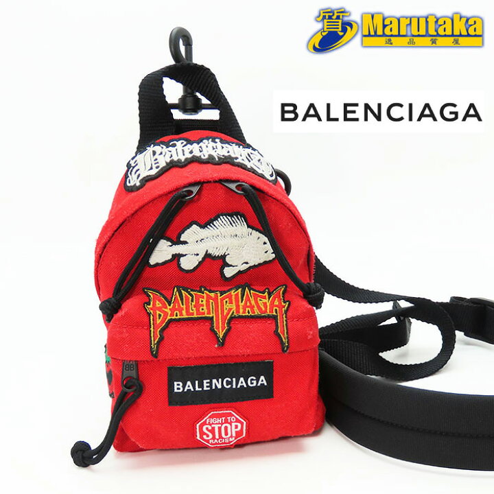 BALENCIAGA エクスプローラー ショルダーバッグ ミニ グラフィティ 新 