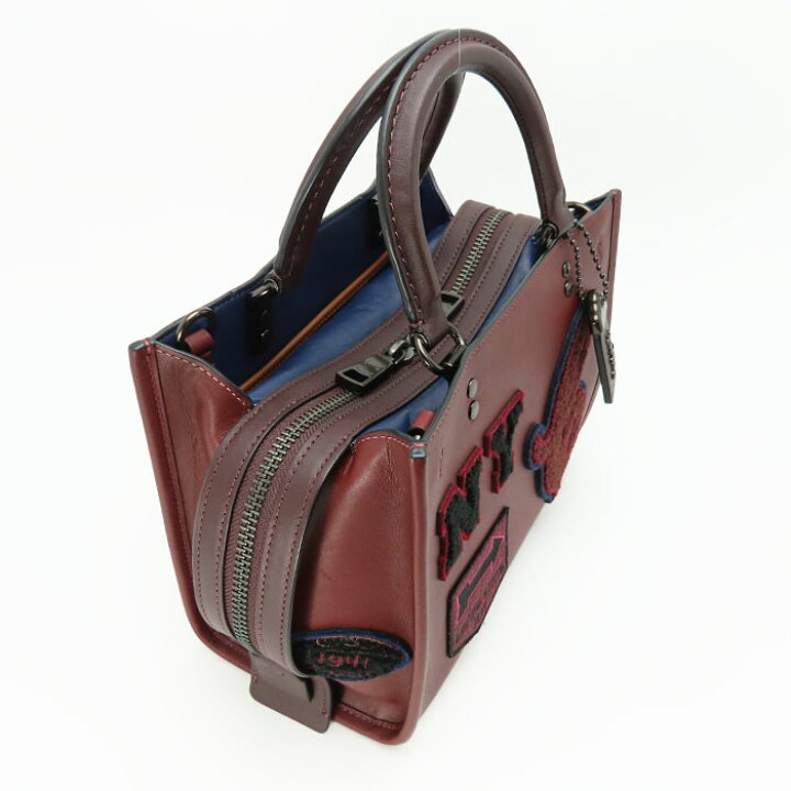 楽天市場】COACH コーチ ローグ25 CG214 ヴァーシティ パッチ 2WAY 