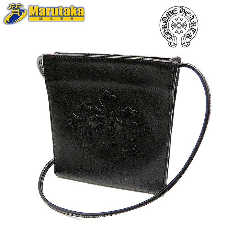 楽天市場】クロムハーツ 3クロスパッチ 斜め掛け レザー ミニ  