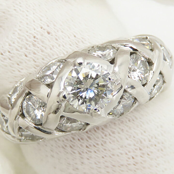 楽天市場】ダイヤモンド リング 16号 鑑定書 D0.512ct G SI-1 Good 