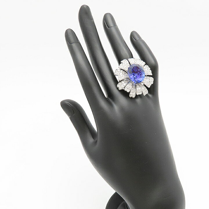 楽天市場】タンザナイト ダイヤモンド ホワイトゴールド リング 鑑別書  