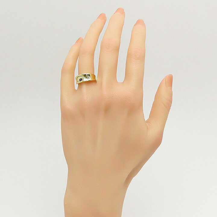 楽天市場】サファイア ダイヤモンド リング K18 13号 0.13ct 0.22ct 