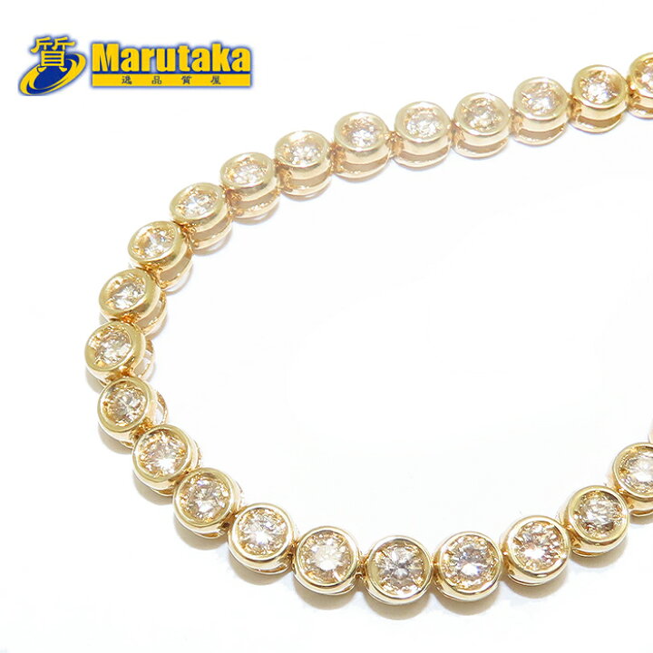 楽天市場】テニスブレスレット D2.00ct 17.5cm ダイヤモンド 10.4g 
