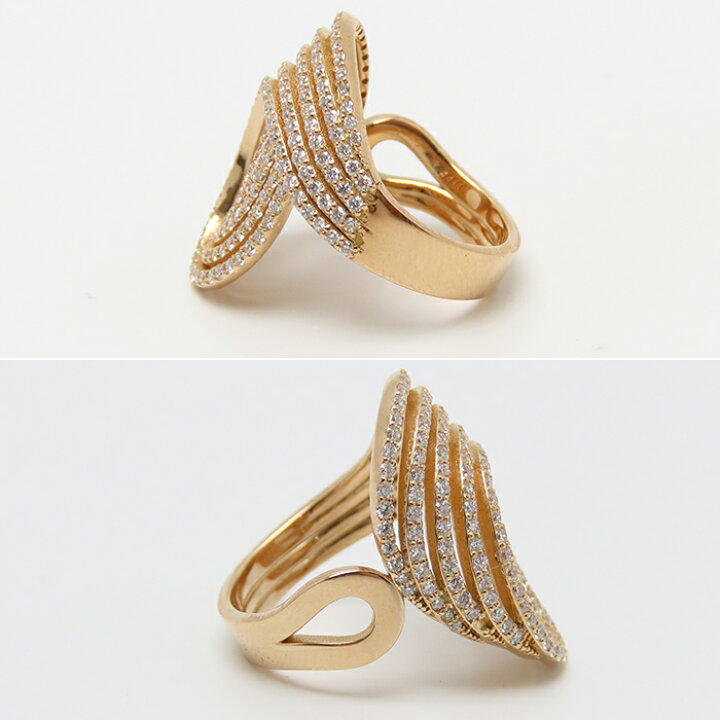 楽天市場】【K18 ダイヤモンド リング】ピンクゴールド D 1.45ct 14号 