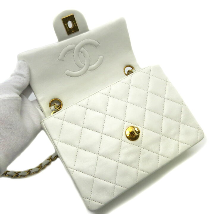 楽天市場】シャネル CHANEL ミニマトラッセ ラムスキン ココマーク 