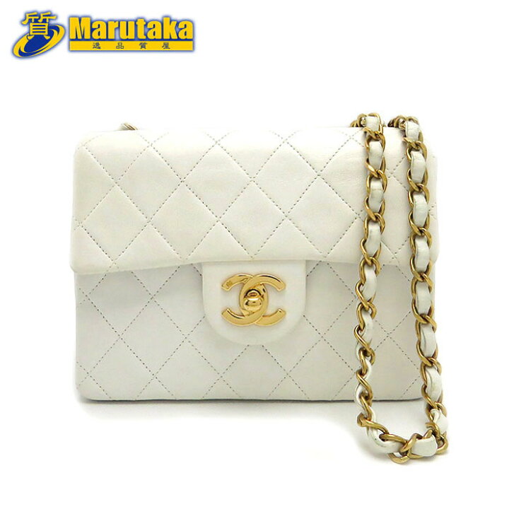 楽天市場】シャネル CHANEL ミニマトラッセ ラムスキン ココマーク  