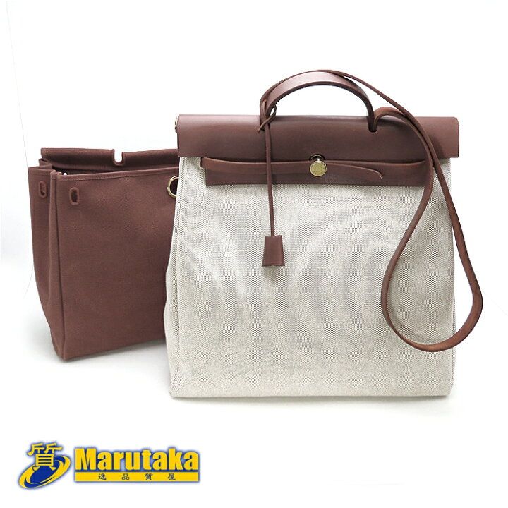 楽天市場】エルメス エールバッグMM □E刻印 2001年 2WAY ショルダー  