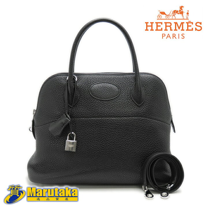 楽天市場】【エルメス】HERMES ボリード31 トゴ ブラック Y刻印(2020 