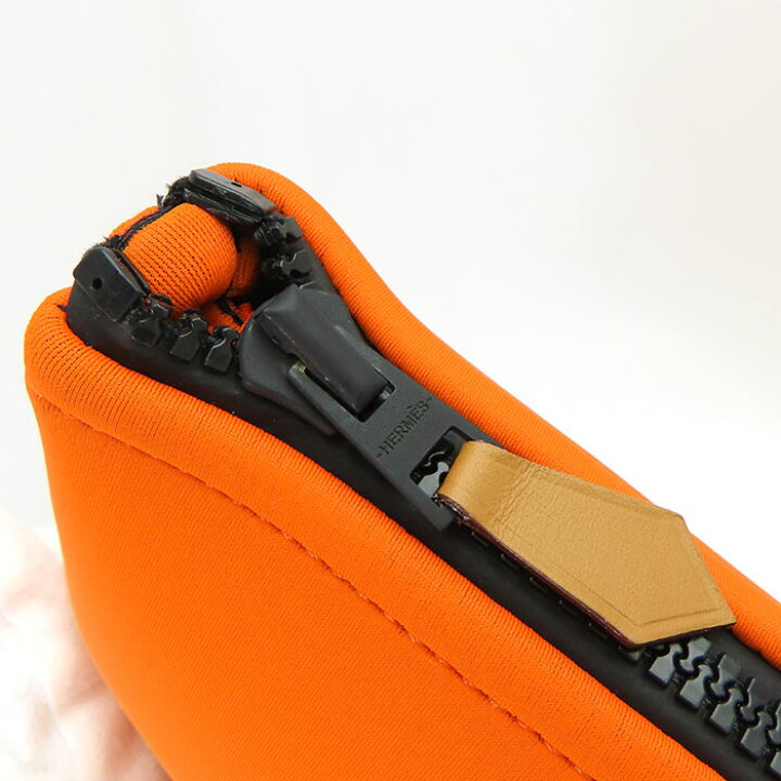 楽天市場】【エルメス】HERMES ネオバンGM ナイロン ポーチ オレンジ 