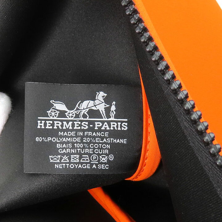 楽天市場】【エルメス】HERMES ネオバンGM ナイロン ポーチ オレンジ 