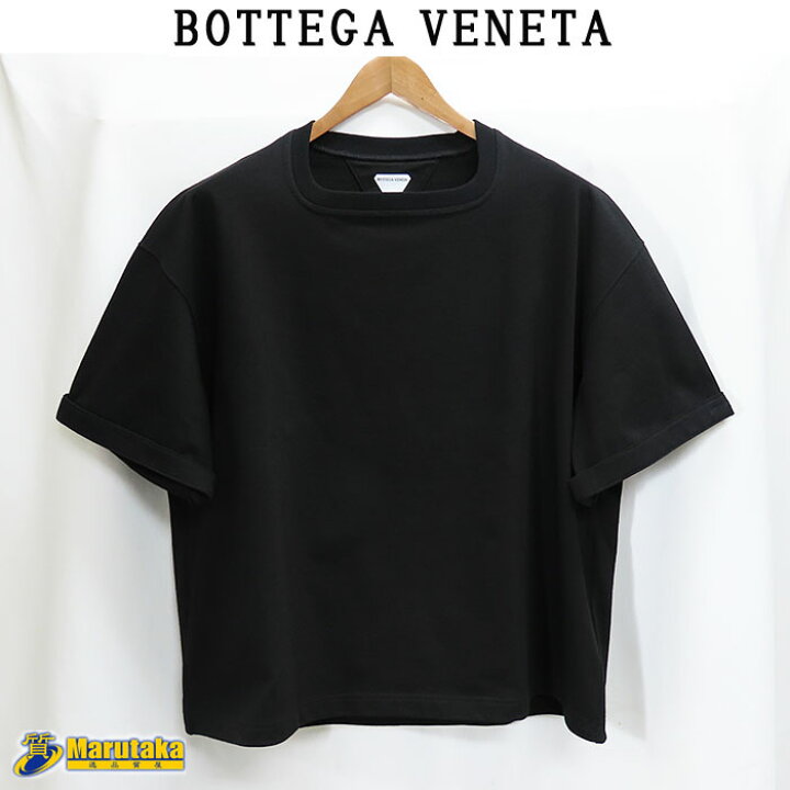 楽天市場】ボッテガヴェネタ スクエアネック ジャージー Tシャツ 