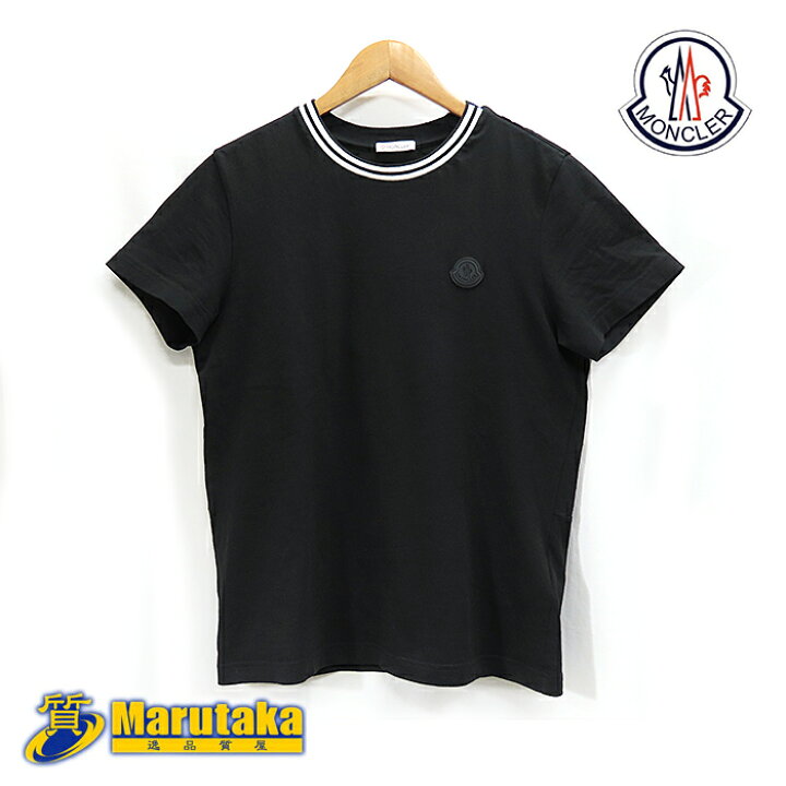 楽天市場】モンクレール Tシャツ F10918C71700 メンズ 半袖 ブラック 