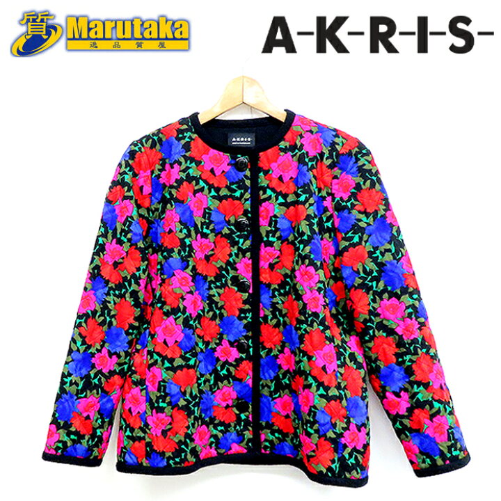楽天市場】アクリス ジャケット 花柄 カラフル キルティング レトロ  