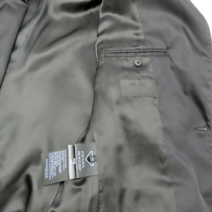 楽天市場】プラダ Re-Nylon ジャケット #48 メンズ テーラード 