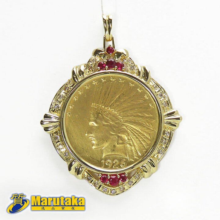 楽天市場】アメリカ インディアン ヘッド イーグル 1926年 10ドル 金貨  
