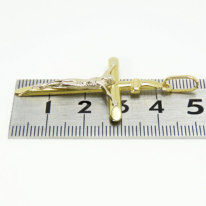 楽天市場】750 INRI クロス 十字架 ペンダントトップ 18金イエロー 