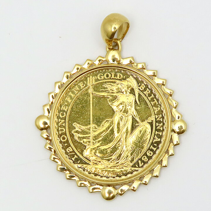 楽天市場】ブリタニアコイン ペンダント トップ ダイヤモンド 1/2oz 50 