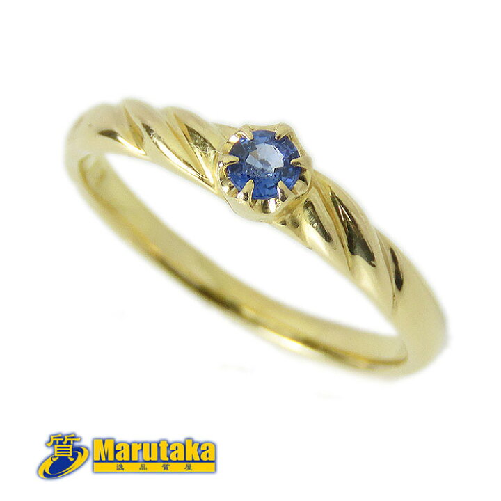 楽天市場】ヴァンドーム青山 K18 サファイア リング 9.5号 指輪 18金  