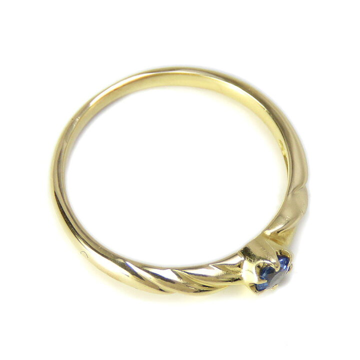 楽天市場】ヴァンドーム青山 K18 サファイア リング 9.5号 指輪 18金 