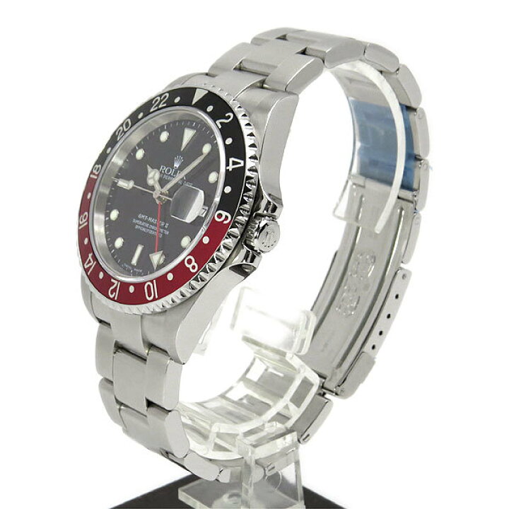 楽天市場】ロレックス ROLEX 16710 GMTマスターII 赤黒ベゼル Z番  
