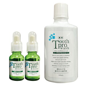 yŋzΉizyf^PApizgD[XvtFbVi(tooth professional) 30mL x2 + gD[XvEHbV(Tooth Pro wash)500mL Zbgysmtb-sz