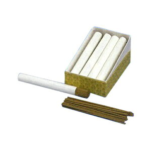 【最強翌日配送対応商品】【鍼関連商品/針関連商品】前田豊吉商店 線香(茶・細)1箱(10束入)【O52-100】 - においが少ないタイプのお灸用線香。