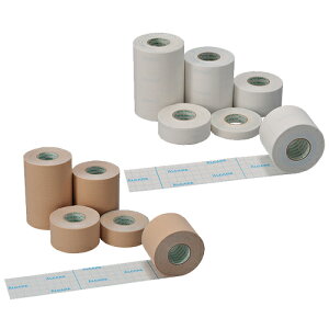 【粘着性伸縮包帯】アルケア シルキーテックス(ALCARE Silkytex) x1パック (6サイズ(1号・3号・4号・5号・7号・10号)x2色(ホワイト・ベージュ)から選択) - ガーゼ固定から軽度の圧迫固定まで広汎な