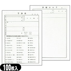 予診・診療カルテ 予診診療カルテ (B5・A4指定)(SS-106)