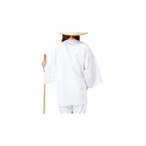 子供用 着用白衣(背文字無し 袖付き)