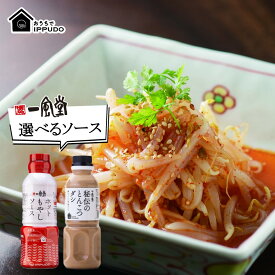 一風堂 もやし ソース 万能調味料 とんこつ スープ 豚骨 ダシ ホットもやしソース300ml 秘伝のとんこつダシ330g ドレッシング 中華だし チャーハン チャンポン 炒め物 選べる ギフト ギフトボックス 贈答 時短 家事 育児 子育て 調理 おうちでIPPUDO