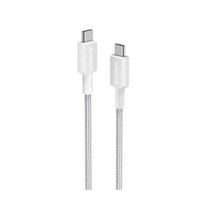 �i�܂Ƃ߁j �A���J�[�W���p�� ANKER 322 ���ϋv�i�C���� USB-C��USB-C �P�[�u�� 0.9m �z���C�g A81F5N21 1�{ �y×5�Z�b�g�z