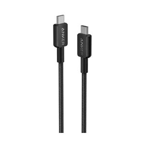 �i�܂Ƃ߁j �A���J�[�W���p�� ANKER 322 ���ϋv�i�C���� USB-C��USB-C �P�[�u�� 0.9m �u���b�N A81F5N11 1�{ �y×2�Z�b�g�z