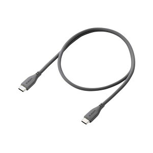 �G���R�� USB2.0�P�[�u�� USB Type-C TM - USB Type-C/240W/�Ȃ߂炩 0.5m �O���[ MPA-CCPESS05GY