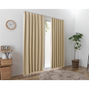 �Ռ��J�[�e�� ��100cm×��230cm 2�� ���n �x�[�W�� 2���Ռ� �􂦂� ���{�� �^�b�Z���t�� �`��L�� �h���J�[�e�� ���r���O