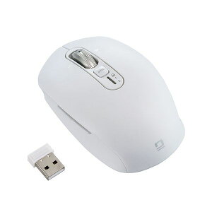 Digio �����z�C�[���}�E�X Bluetooth�EUSB�����f���A���É��{�^��BlueLED�}�E�X S�T�C�Y �z���C�g MUS-DKF239W