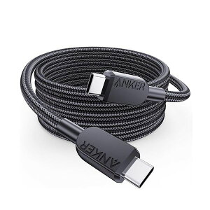 i܂Ƃ߁j AJ[Wp ANKER USB-CUSB-C P[uiϋviCj 1.8m ubN A81C6011 1{ y×2Zbgz