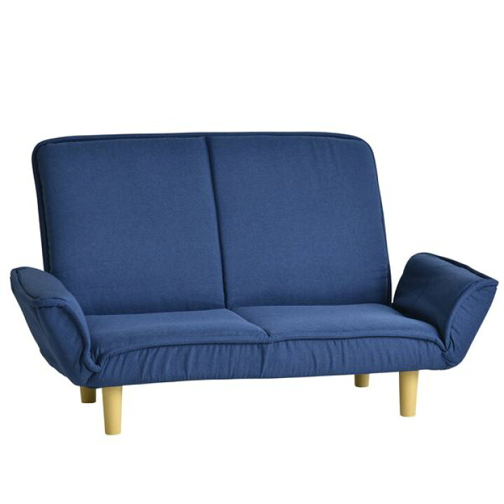 楽天市場】カウチソファ ナッツ BU ブルー 組立品【代引不可】 : 日本 