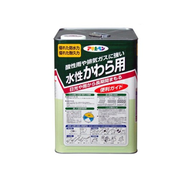 楽天市場】水性かわら用 アイリッシュグリーン 14L【代引不可】 : 日本