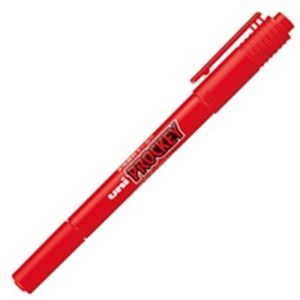 (業務用300セット) 三菱鉛筆 水性ペン/プロッキーツイン 水性顔料インク PM-120T.15 赤 送料無料！